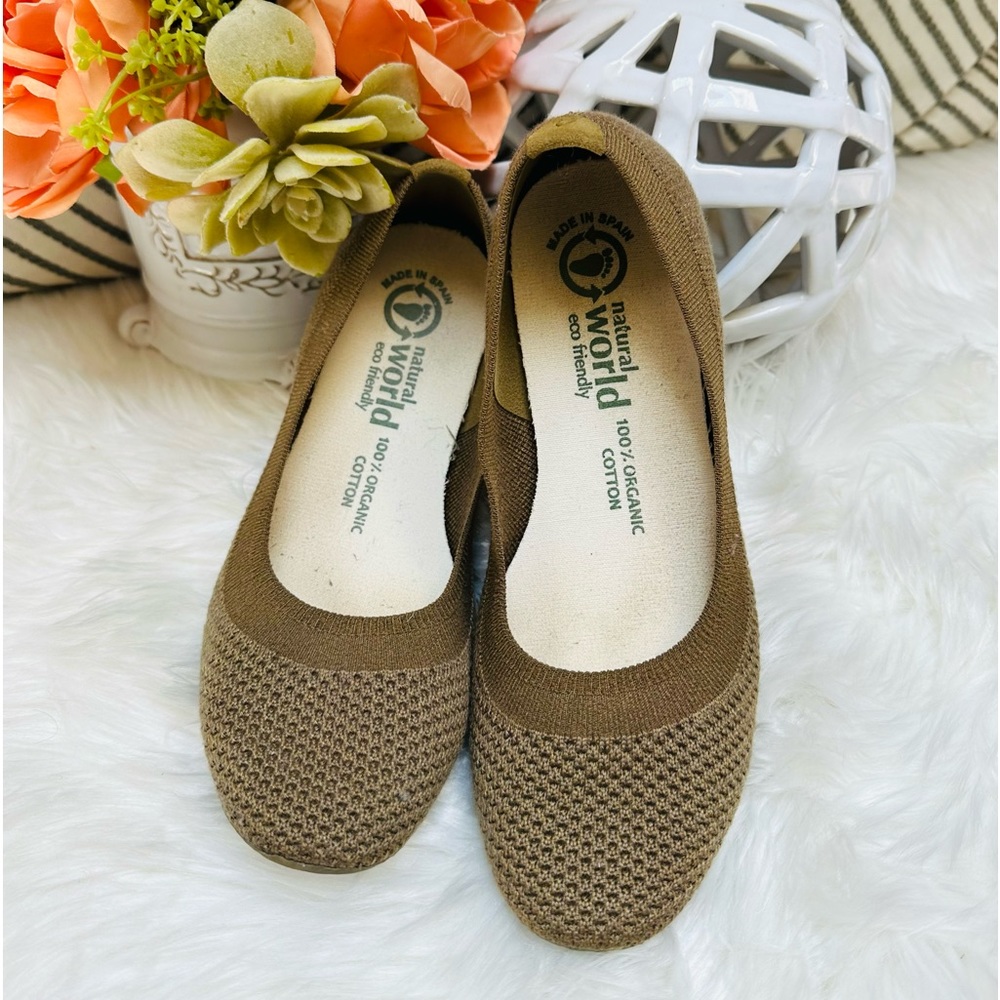 Natural World Eco Friendly Dark Green Flat